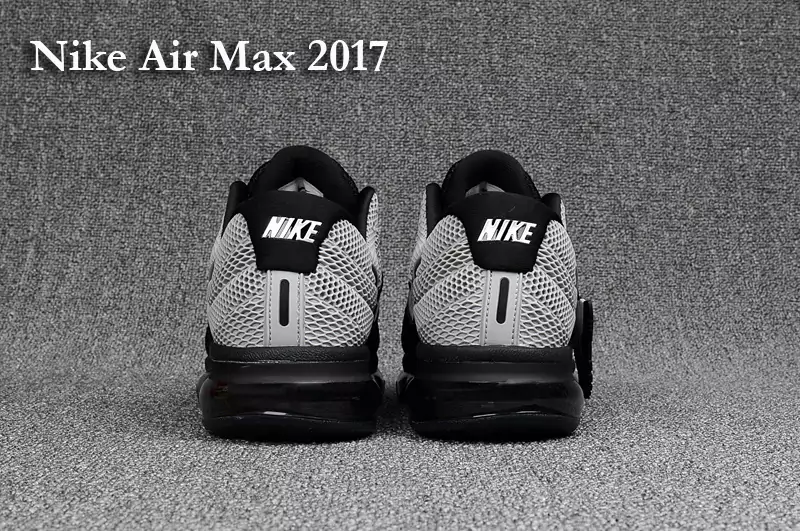 baskets air max 2017 blanche et jaune back gris